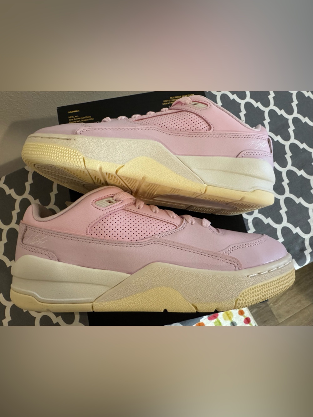 Jordan Flight Court (GS) Pink Foam
